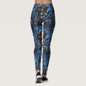 Nachtvogels in de gaten leggings (Achterkant)