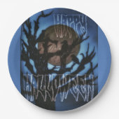 Nachtvogels in de gaten papieren bordje (Voorkant)