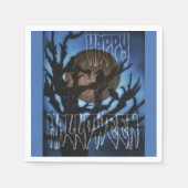 Nachtvogels in de gaten servet (Voorkant)