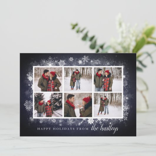 nachtvorst | Vakantiefoto Collage Kaart (Staand voorkant)