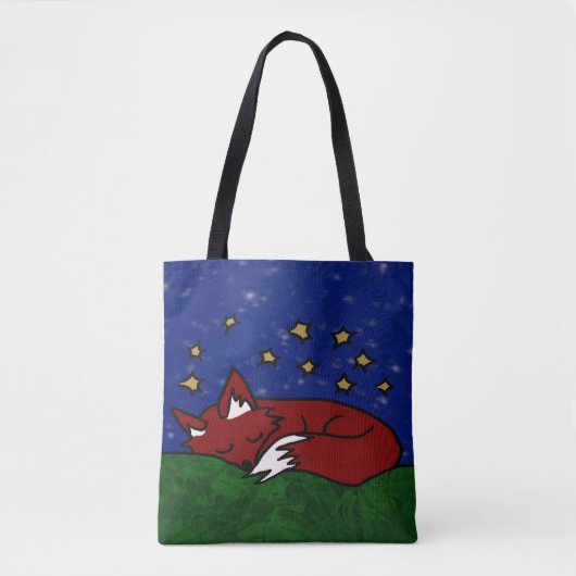 nachtvos tote bag (Voorkant)