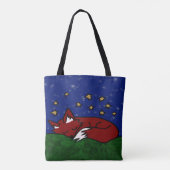 nachtvos tote bag (Achterkant)