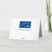 nachtvuurtoren - wenskaart kaart (Achterkant)