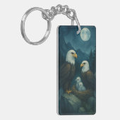 Nachtwacht - Adelaarsfamilie onder de sterren Sleutelhanger (Voorkant Links)
