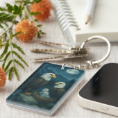 Nachtwacht - Adelaarsfamilie onder de sterren Sleutelhanger (Voorkant Rechts)