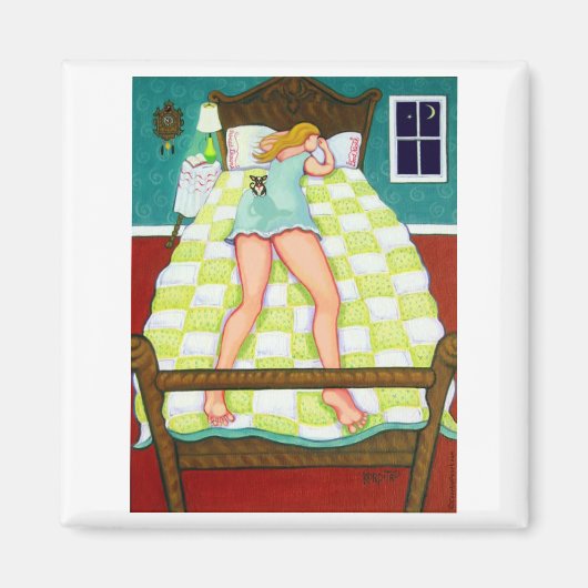 Nachtwacht - Chihuahua op dienst Magneet (Voorkant)