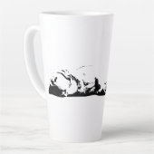 Nachtwacht, gemakkelijke ademhaling latte mok (Linkerhoek)