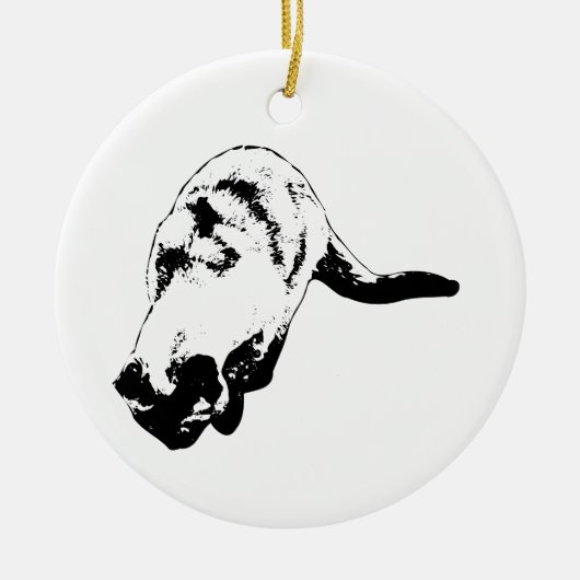 Nachtwacht, Hartvonk Keramisch Ornament (Voorkant)