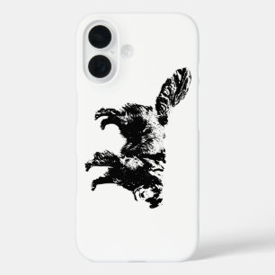 Nachtwacht, speels hart iPhone 16 hoesje