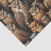 Nachtwacht: Uil verzamelen patroon Tissuepapier (Detail)