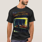 Nachtwandelingen in het Waffle House - Retro Parod T-shirt (Voorkant)