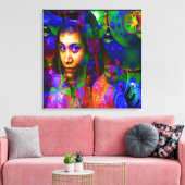 Nachtwezen Canvas Afdruk (Insitu (Woonkamer))