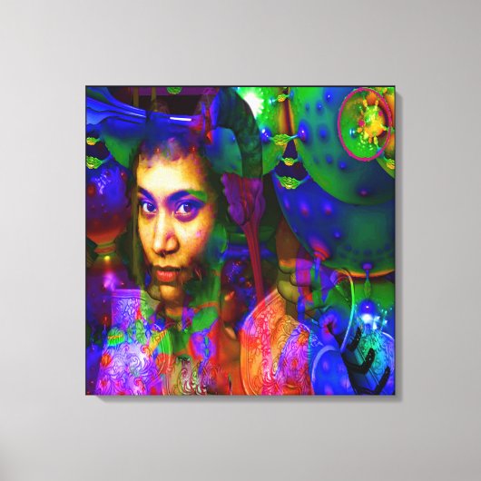 Nachtwezen Canvas Afdruk (Voorkant)