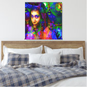 Nachtwezen Canvas Afdruk (Insitu (Slaapkamer))