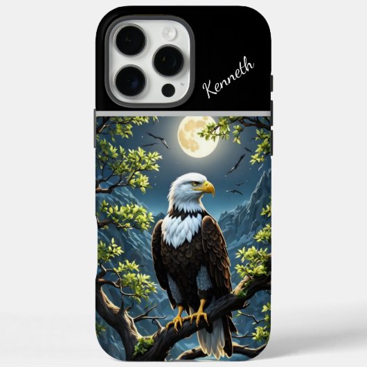 Nachtwilg met adelaar Case-Mate iPhone case (Achterkant)