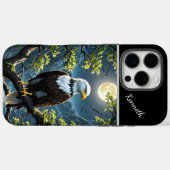 Nachtwilg met adelaar Case-Mate iPhone case (Achterkant (horizontaal))