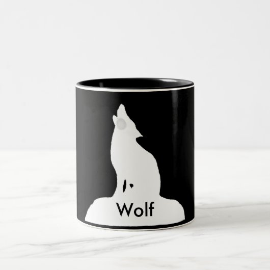 nachtwolf tweekleurige koffiemok (Center)