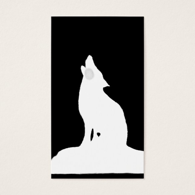 nachtwolf visitekaartjes (Voorkant)