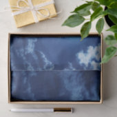 Nachtwolken met maan - Weefselpapier Tissuepapier (Geschenk)