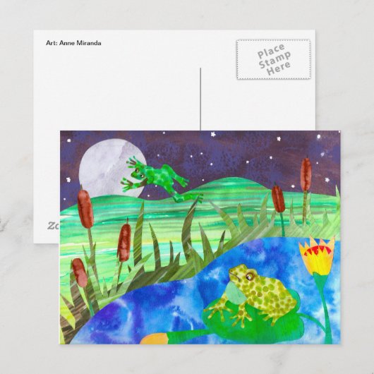 Nachtzeekikkikkers Briefkaart (Voorkant / Achterkant)