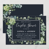 Nachtzeemaand blauw sukkelstel kaart (Voorkant / Achterkant)