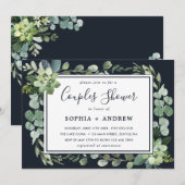 Nachtzeemaand blauw sukkelstel kaart (Voorkant / Achterkant)