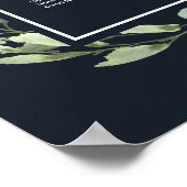 Nachtzeemacht ALPHABETICAL Order Wedding Seating S Poster (Hoek)