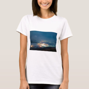 Nachtzicht Aso Nacht Zee Van Wolken Japan Kumamoto T-shirt