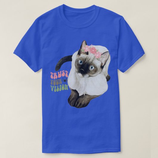 Nachtzicht kat t-shirt (Design voorkant)