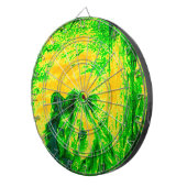 Nachtzicht Lion Art Fluorescerende Print Dartbord (Voorkant Rechts)