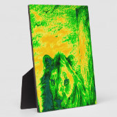 Nachtzicht Lion Art Fluorescerende Print Fotoplaat (Zijkant)