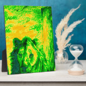 Nachtzicht Lion Art Fluorescerende Print Fotoplaat (Zijkant)