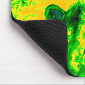 Nachtzicht Lion Art Fluorescerende Print Muismat (Hoek)