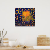 Nachtzicht Poster (Keuken)