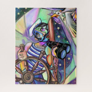 Nachtzoekend Kapitein Kunststijl Oorspronkelijk sc Legpuzzel