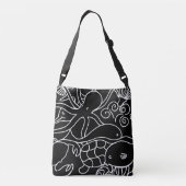 Nachtzwemmen - Aangepaste Canvas tas (Achterkant)