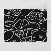 Nachtzwemmen Briefkaart (Voorkant)