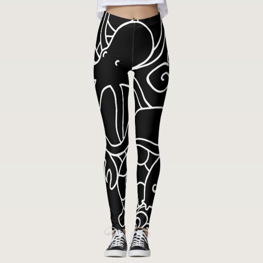 Nachtzwemmen Leggings (Voorkant)