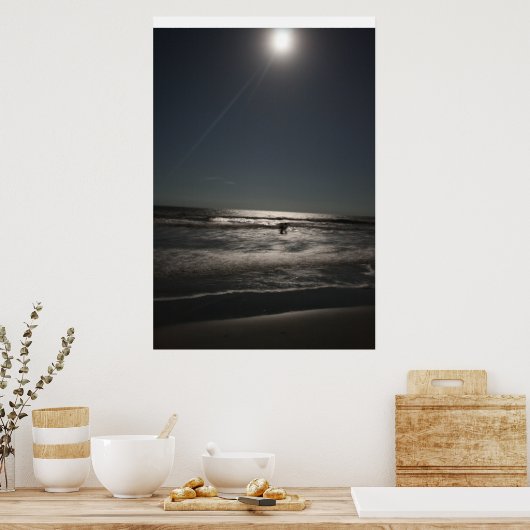 Nachtzwemmen Poster (Keuken)