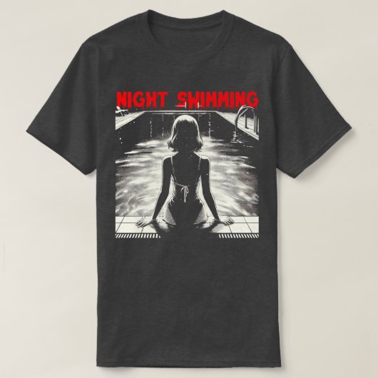 Nachtzwemmen T-shirt (Design voorkant)