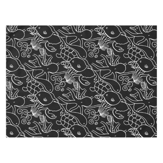 Nachtzwemmen Tafelkleed (Voorkant (Horizontaal))