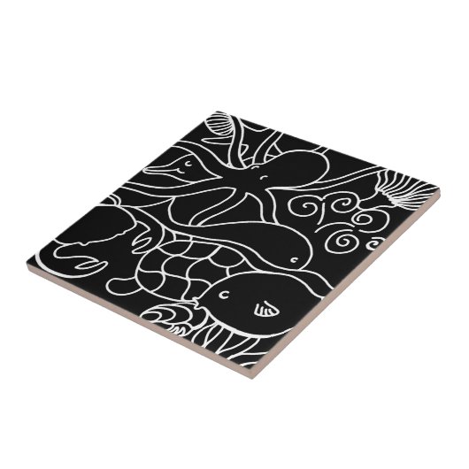 Nachtzwemmen Tegeltje (Zijkant)