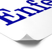 Naci Para Ser Enfermera Poster (Hoek)