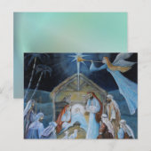 nacimiento de jesus feestdagenkaart (Voorkant / Achterkant)