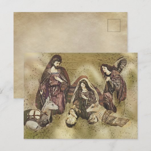 nacimiento feestdagenkaart (Voorkant / Achterkant)