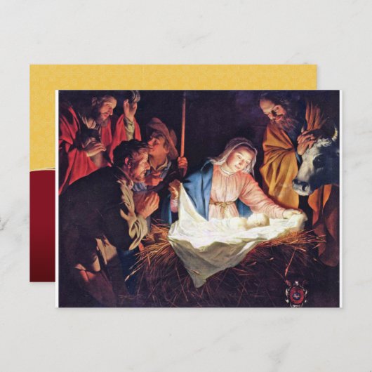 nacimiento feestdagenkaart (Voorkant / Achterkant)