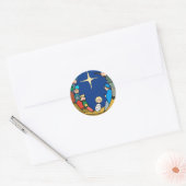 nacimiento ronde sticker (Envelop)
