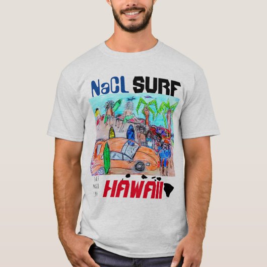 NaCL HAWAII SURF T-shirt (Voorkant)