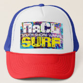 NaCL SURF SOUTH SHORE WAIKIKI Trucker Pet (Voorkant)