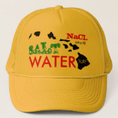NaCL ZOUTWATER SURF HAWAII Trucker Pet (Voorkant)